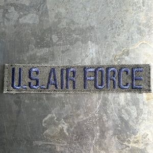 U.S. AIR FORCE embroidered tape patch - vintage